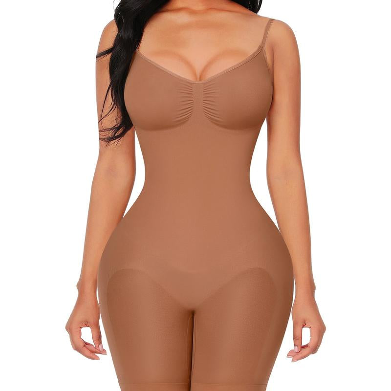 Feelingirl Shapewear for Women Butt Lifter Bodysuit Tummy Control Shapewear Seamless Womenswear Comfort Spaghetti Strap Hip Underwear Basic Minimalist Springtok