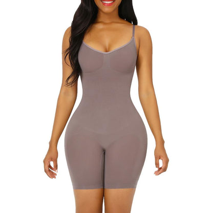 Feelingirl Shapewear for Women Butt Lifter Bodysuit Tummy Control Shapewear Seamless Womenswear Comfort Spaghetti Strap Hip Underwear Basic Minimalist Springtok