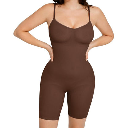 Feelingirl Shapewear for Women Butt Lifter Bodysuit Tummy Control Shapewear Seamless Womenswear Comfort Spaghetti Strap Hip Underwear Basic Minimalist Springtok