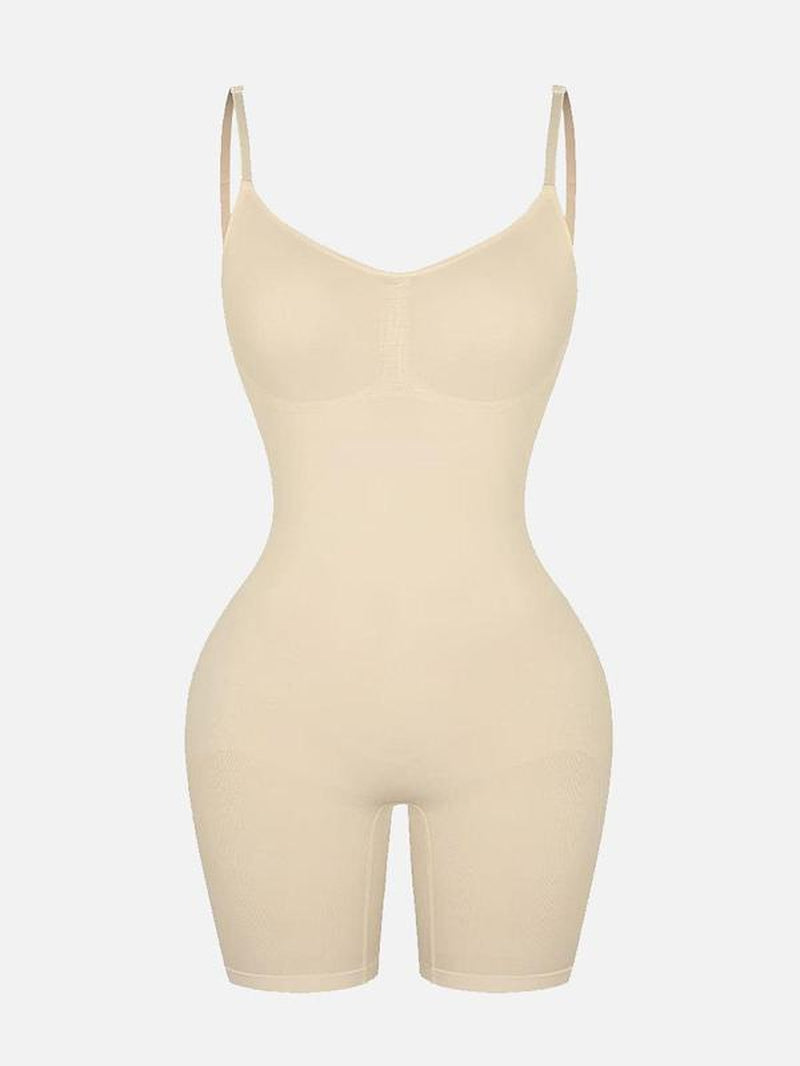 Feelingirl Shapewear for Women Butt Lifter Bodysuit Tummy Control Shapewear Seamless Womenswear Comfort Spaghetti Strap Hip Underwear Basic Minimalist Springtok