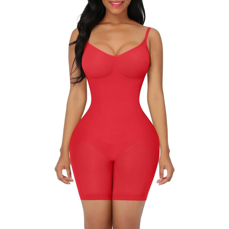 Feelingirl Shapewear for Women Butt Lifter Bodysuit Tummy Control Shapewear Seamless Womenswear Comfort Spaghetti Strap Hip Underwear Basic Minimalist Springtok