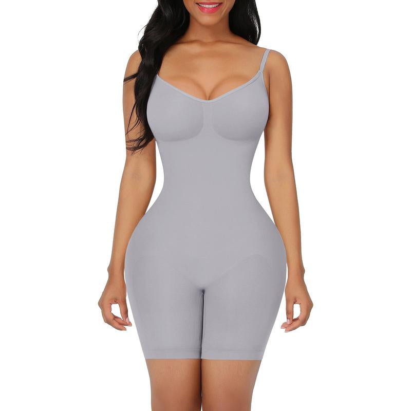 Feelingirl Shapewear for Women Butt Lifter Bodysuit Tummy Control Shapewear Seamless Womenswear Comfort Spaghetti Strap Hip Underwear Basic Minimalist Springtok